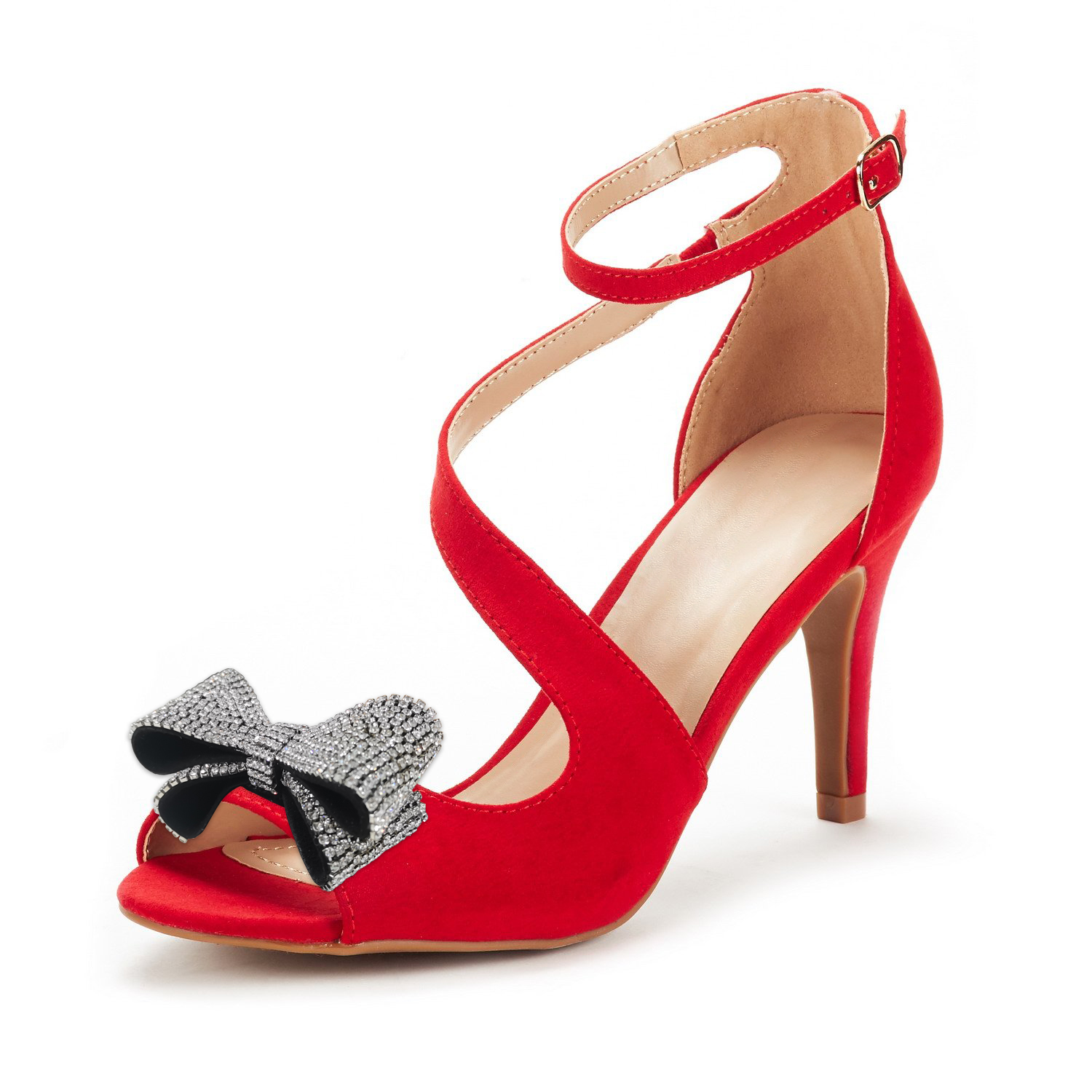Sliver Pointy Toe Clear Sandals Luxury Designer Slingback Pumps