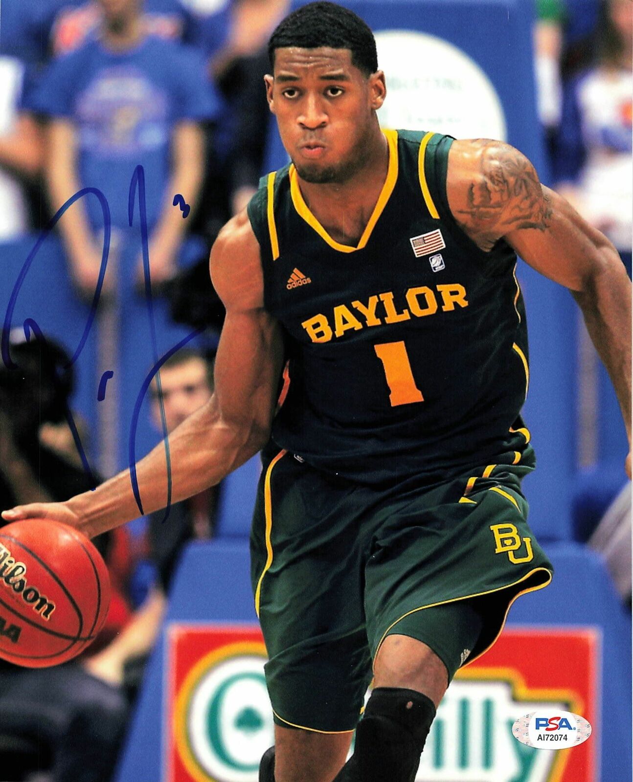 PERRY JONES signed 8x10 Photo Poster painting PSA/DNA Baylor Autographed