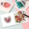 6Pcs Valentines Day Diamond Painting Greeting Card