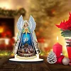 Diamond Painting Xmas Angel Wooden Desktop Ornament
