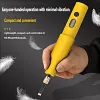 Small Fully Automatic Chisel Woodworker Bonsai Root Carving Lithium Battery Handheld Carving Machine Set