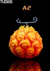 POP WCF Scale Flame-Flame Fruit 2.0 - ONE PIECE Resin Statue - UNO Studio