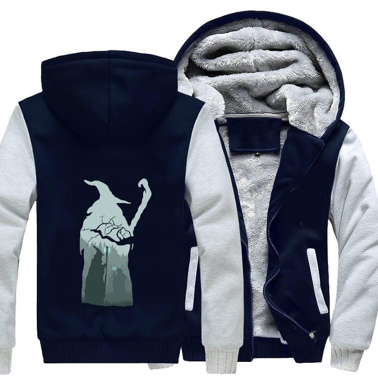 Gandalf With The Wand, Lord Of The Rings Fleece Jacket