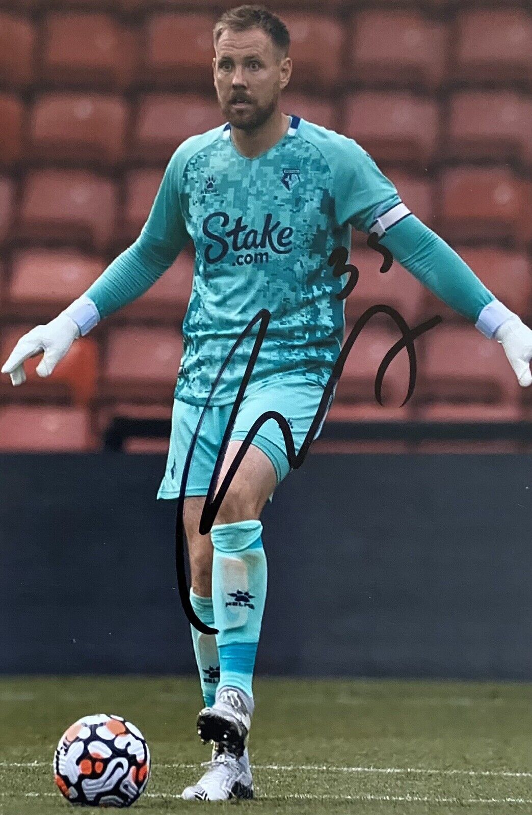 Rob Elliot Genuine Hand Signed Watford 6X4 Photo Poster painting