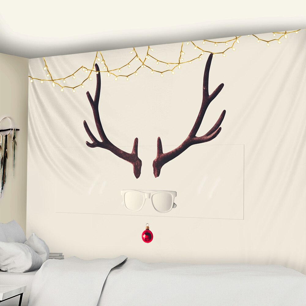 

Wall Tapestry - Simple Lines Christmas Reindeer-150*130cm, 501 Original