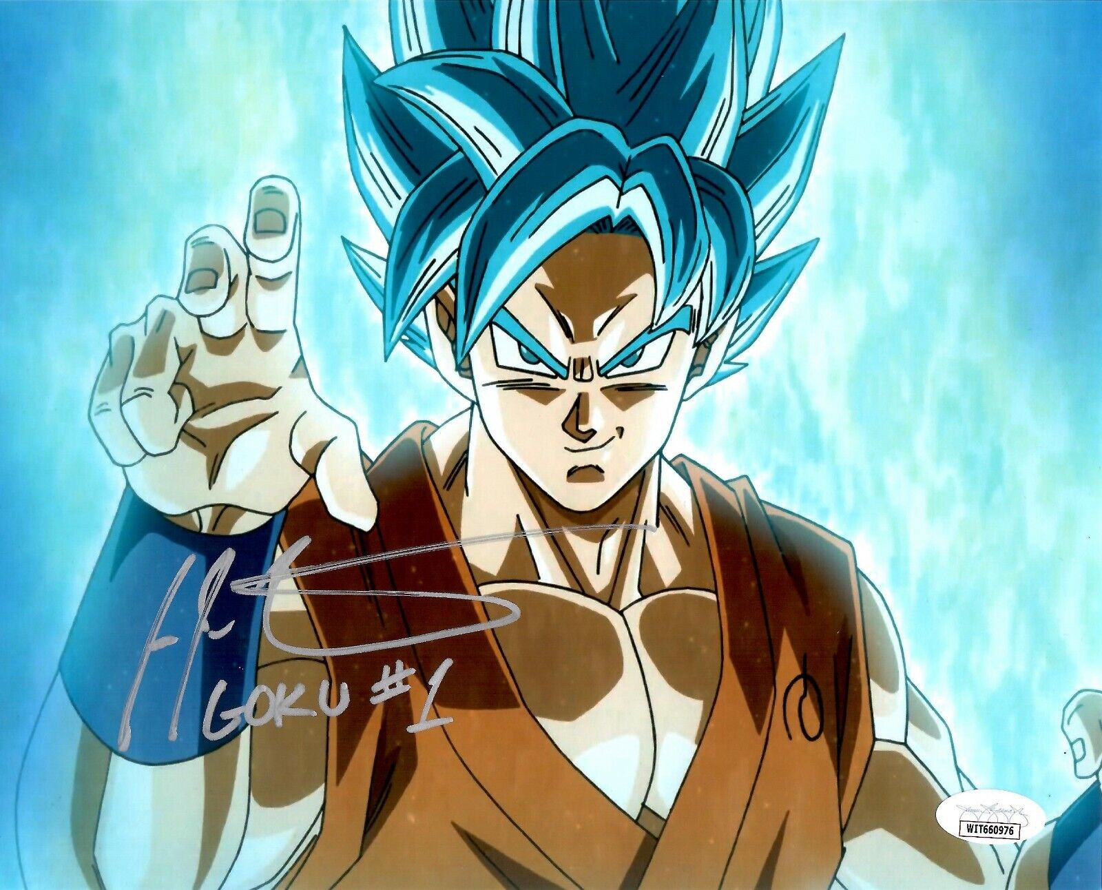 Ian James Corlett autographed inscribed 8x10 Photo Poster painting Goku JSA COA Dragon Ball Z