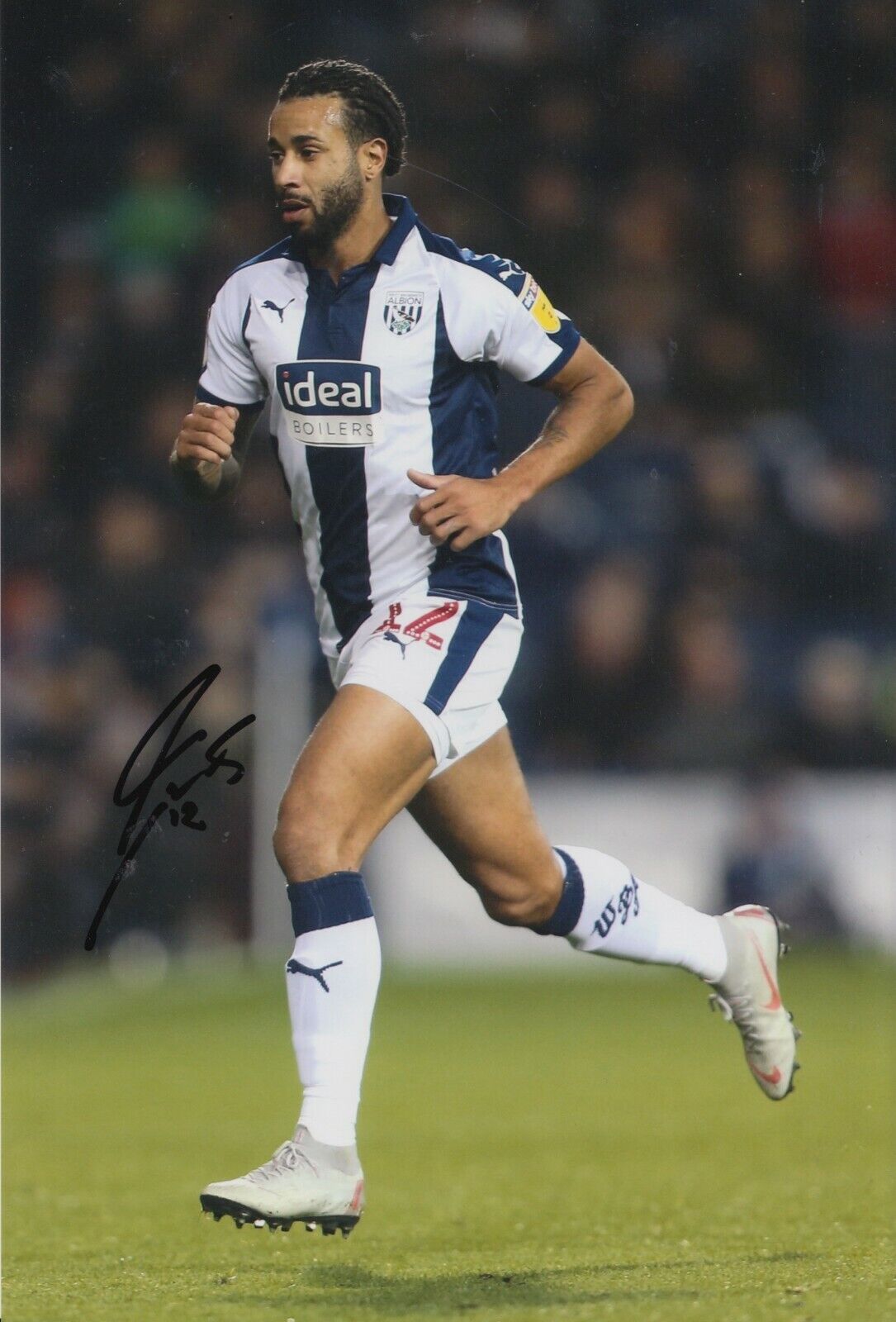 Tyrone Mears Hand Signed 12x8 Photo Poster painting - Football Autograph West Brom 1.