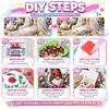 5D DIY Diamond Art Painting Kit Partial Drill Japanese(Tea Kimono Lady)