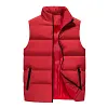 Men's Classic Stand Collar Puffer Vest - Lightweight Padded Outerwear Bodywarmer Body Warmer with Pockets by Inlyline