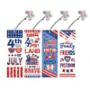 4Pcs Special Shaped Independence Day Diamond Painting Bookmark