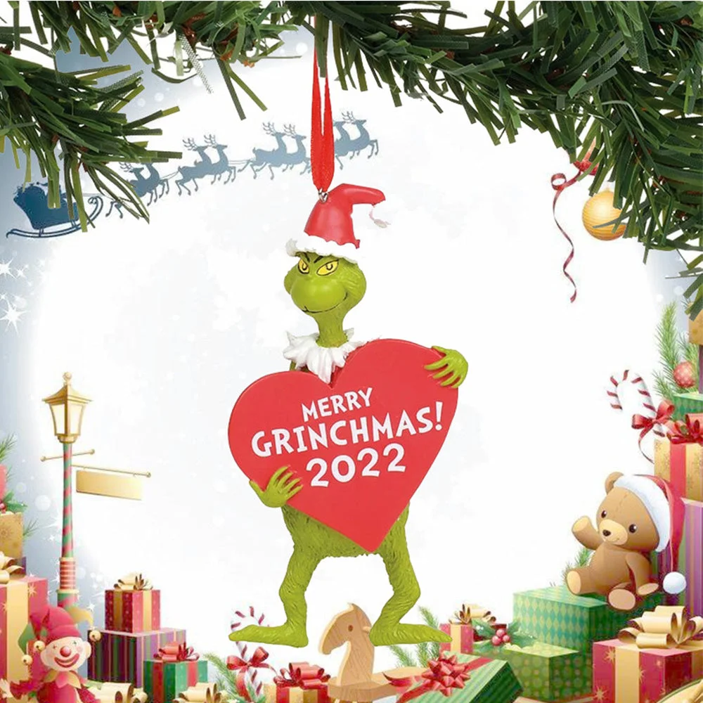 🌟Grinch Christmas tree ornaments