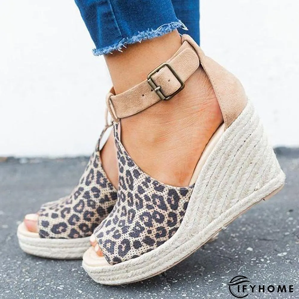 Women Summer Fish Mouth Wedge Sandals | IFYHOME