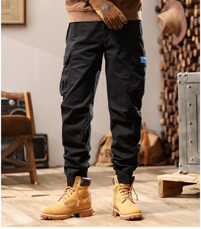 2025 Autumn New Youth Fashion Trend Versatile Workwear Pants Men's Comfortable Loose Fitting Workwear Pants Casual Pants | Wlmerlist