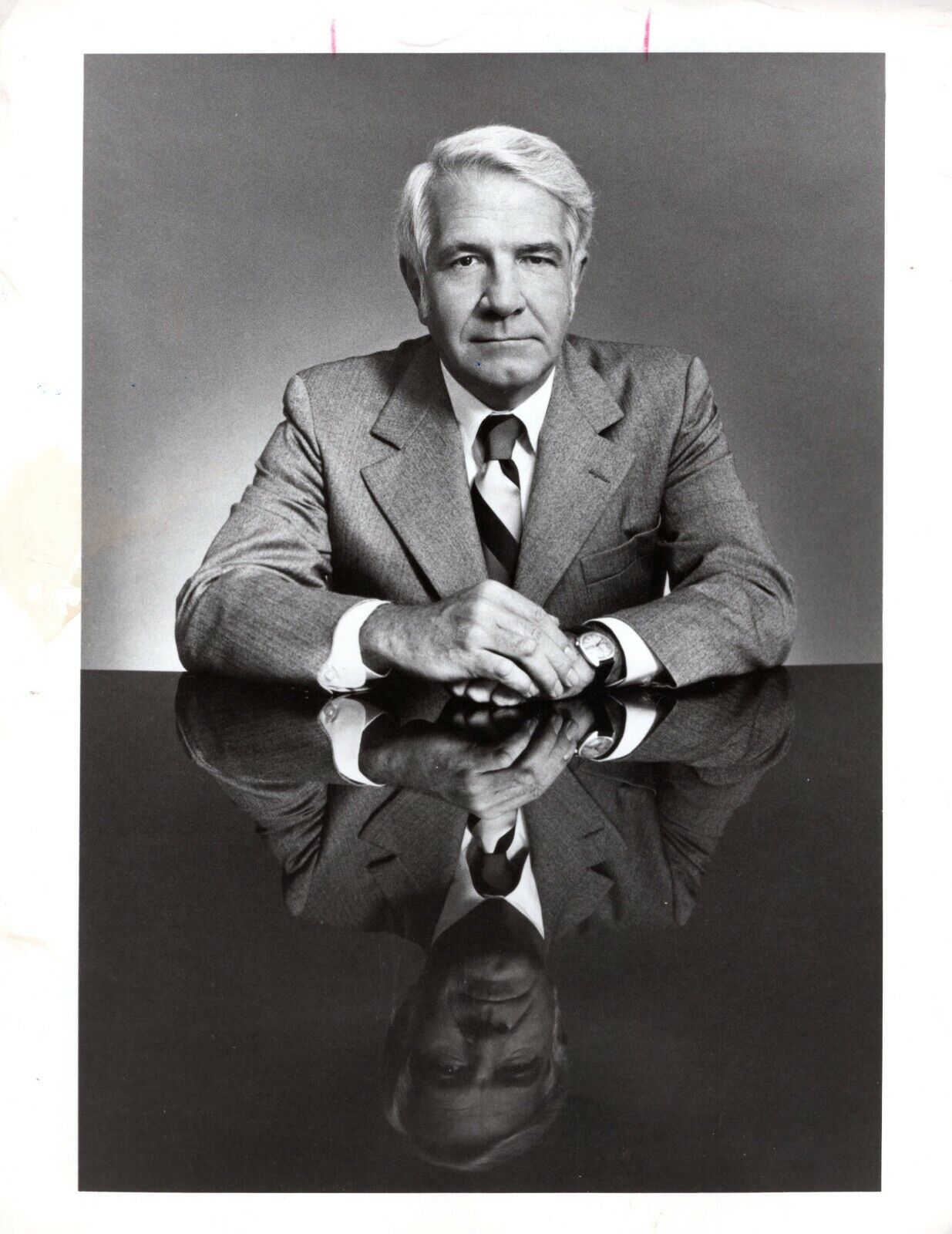 HARRY REASONER Newscaster Vintage 7x9 Promo Press News Photo Poster painting 1978