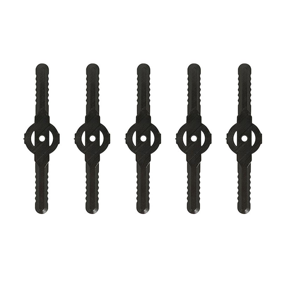 

Electric Grass Trimmer Edger Lawn Mower Cutter Replace Plastic Blade (5pcs), 501 Original