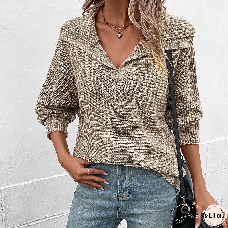 Casual Vintage Knit Sweater