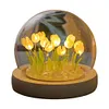 Artificial Tulip Flower Night Light Bedside Lamp LED Night Lamp Christmas Gifts