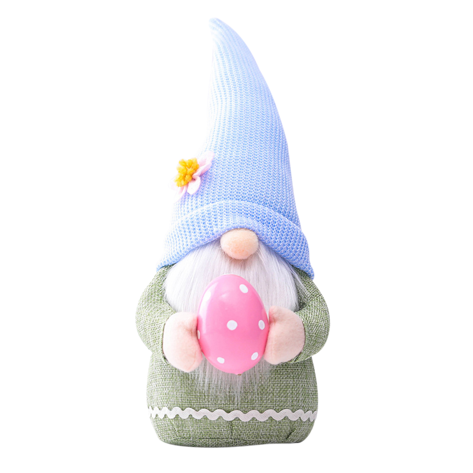 

Easter Day Gnome Dwarf Doll, Standing Faceless Doll with Egg Craft Supplies, Faceless men, 501 Original