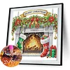 Fireplace - Diamond Painting - Full Round Drill (Canvas|30*30cm)
