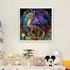 Glass Painting-Pterosaur-11CT Stamped Cross Stitch 40*40cm/15.75*15.75in tapestrymarket