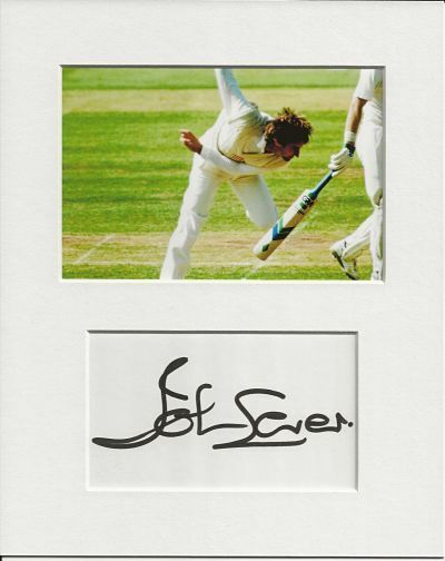 John Lever cricket genuine authentic autograph signature and Photo Poster painting AFTAL COA