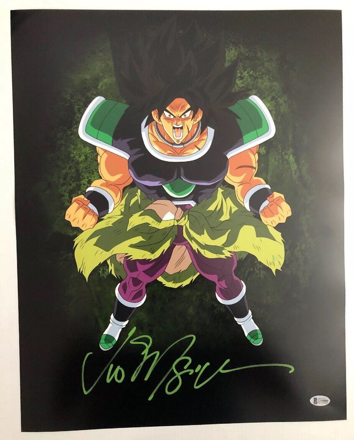 Vic Mignogna Signed Autographed 16x20 Photo Poster painting Dragon Ball Z Super Broly BECKETT