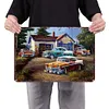[Big Size]Cars & Rural Farmhouse - Metal Tin Signs(12*16Inch) - Garage