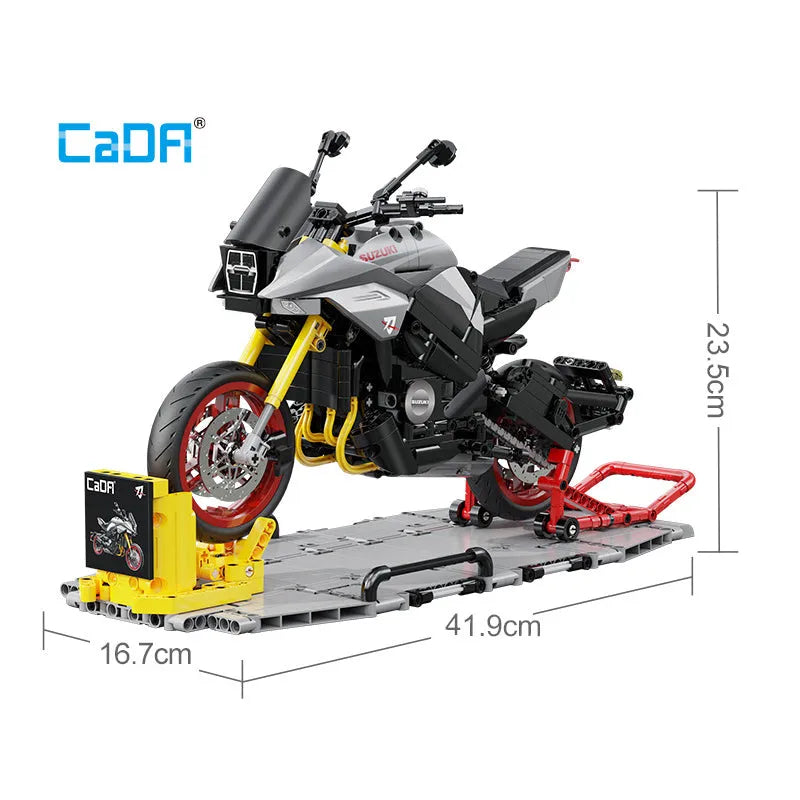 Tech MOC Suzuki Katana Motorcycle Bricks Toy