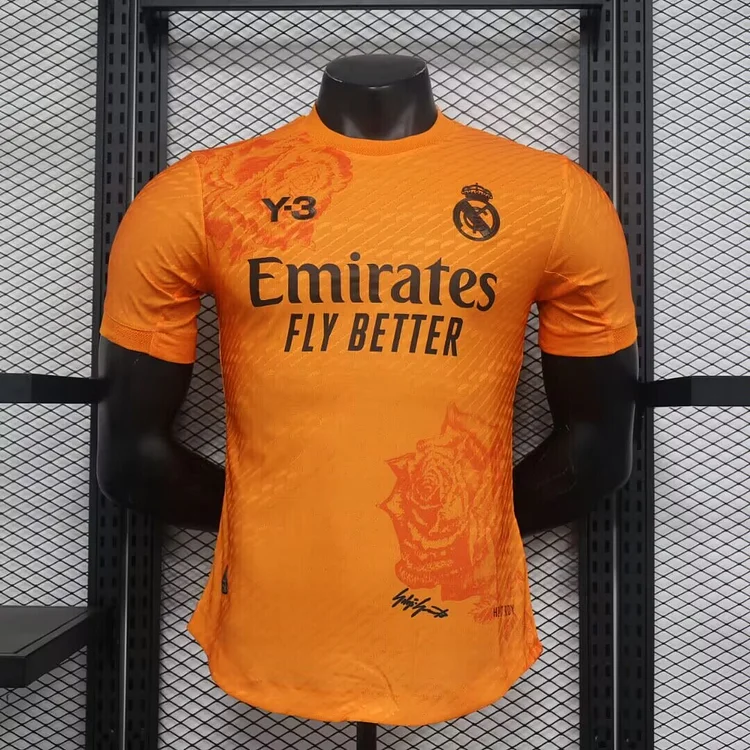 2024/2025 Real Madrid Y3 Orange Shirt - Player Version
