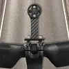 Carbon Fiber Extended Out-Front Mount Bike Computer Mount Cycling Bicycle Computer Holder for Garmin Bryton and Sports Action Camera