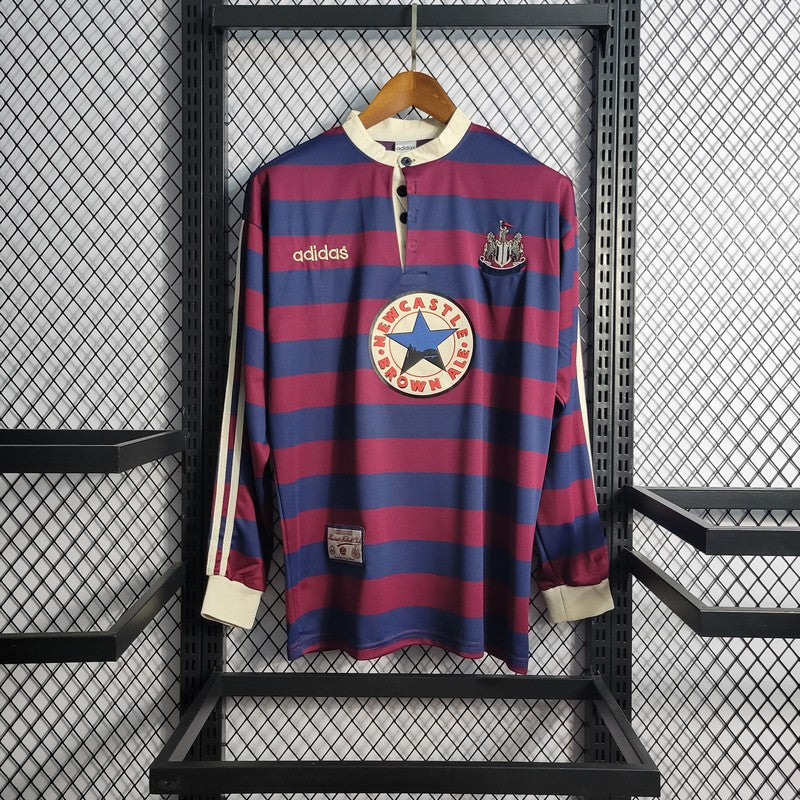 1995/1997 Retro Long Sleeves Newcastle United Away Soccer Jersey mysite