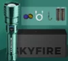 Skyfire Canglong Flashlight Strong Light Rechargeable Outdoor Super Bright Long-range Laser Portable Home Super Long Battery Life Mountaineering Lamp