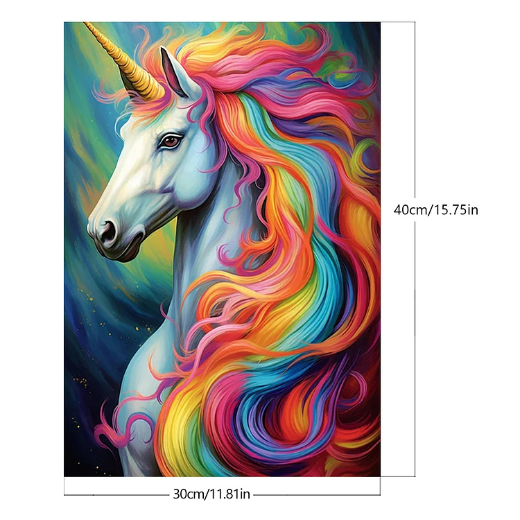 DIY Diamond Painting HORSES Home Decor 30cm X 40cm 11.81 X 15.75 