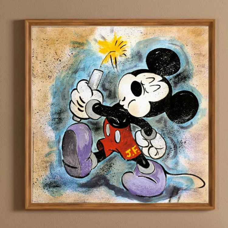 Halloween Mickey Mouse - Full Round - Diamond Painting (50*40cm)