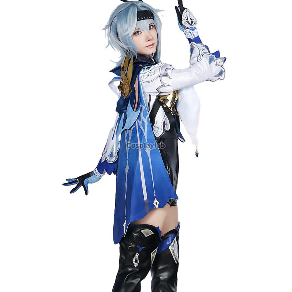 Genshin Impact Eula Cosplay Costume Suit