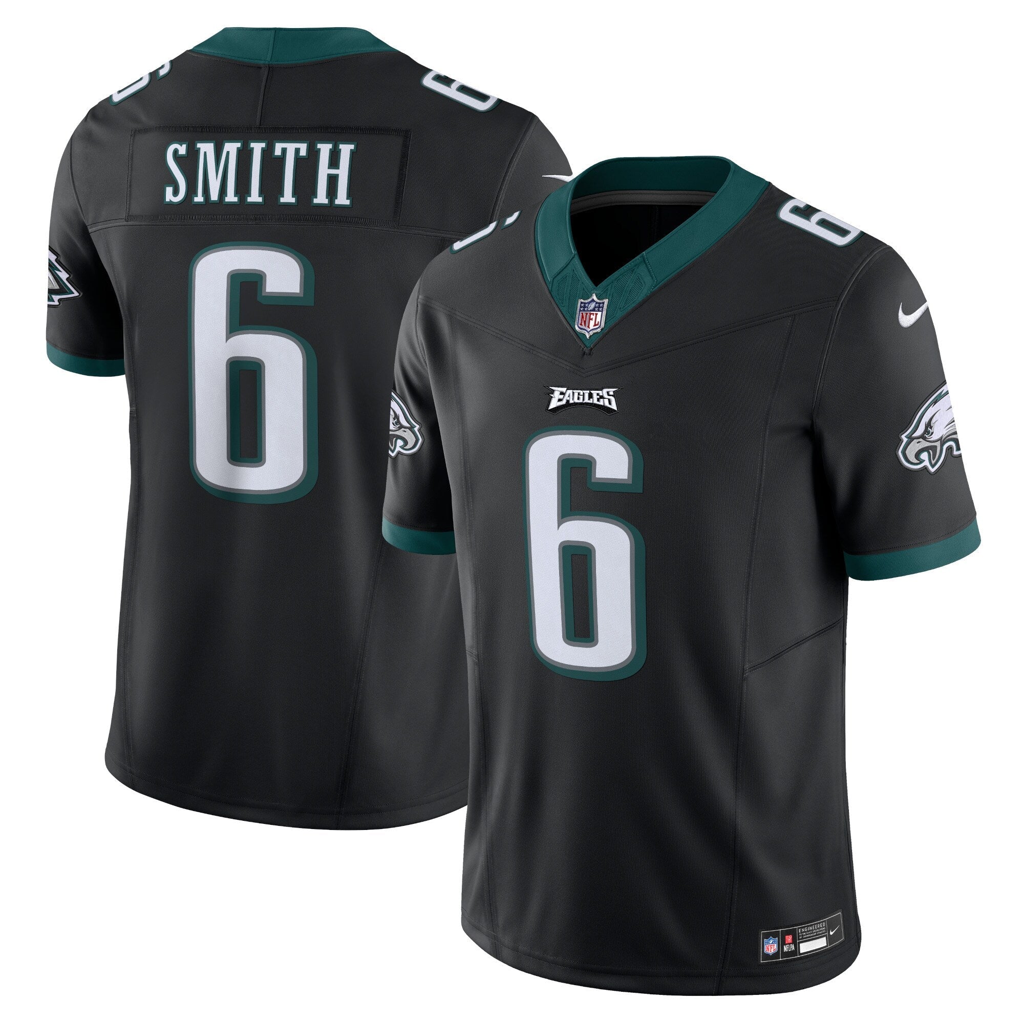 DeVonta Smith Philadelphia Eagles Nike Vapor F.U.S.E. Limited Jersey - Black mysite