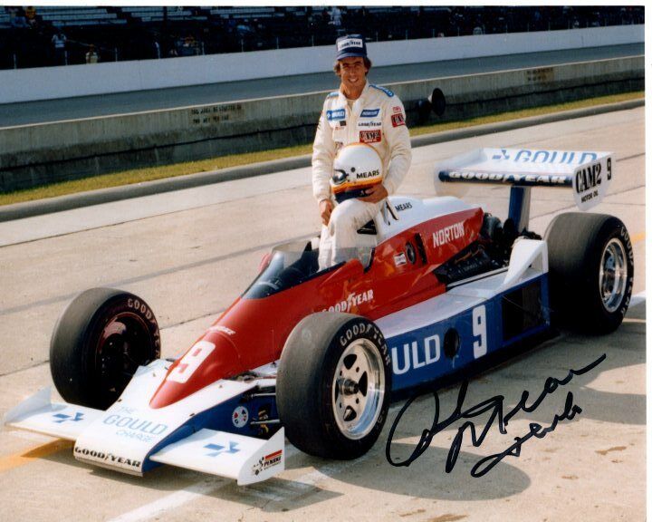 RICK MEARS signed autographed INDY Photo Poster painting