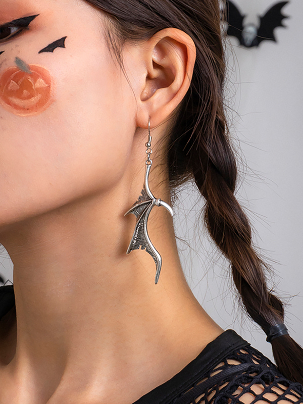 Retro Punk 3D Bat Earrings