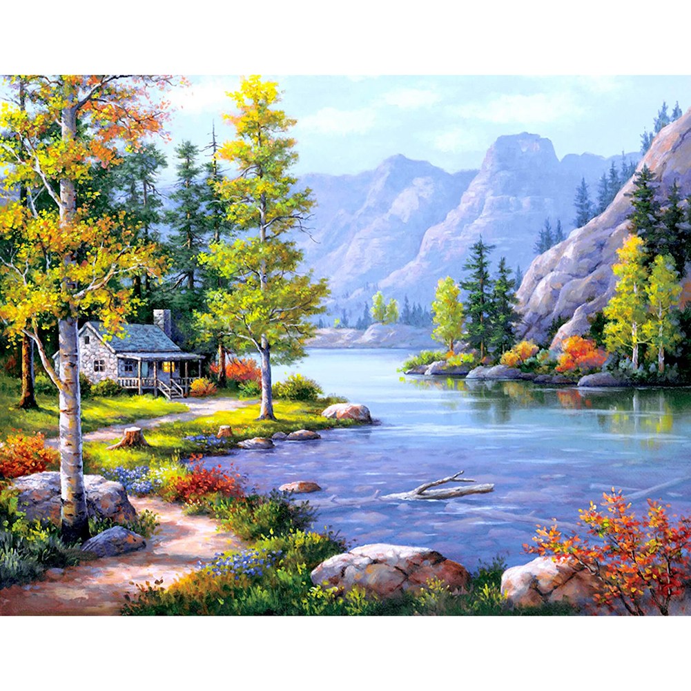 

River - Square Drill Diamond Painting - 40*50CM, 501 Original