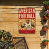 Swono American Football Tin Signs,Gamer Play Football - Metal Tin Signs(8*12Inch/12*16Inch)