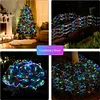 LED Solar Decorative String Lamp Adjustable Outdoor Lighting for Garden (32m)