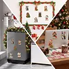 10PCS DIY Pearl Diamond Painting Christmas Fridge Magnets, Sparkling Rhinestone Refrigerator Magnet Craft Kit for Home Decor & Gifts