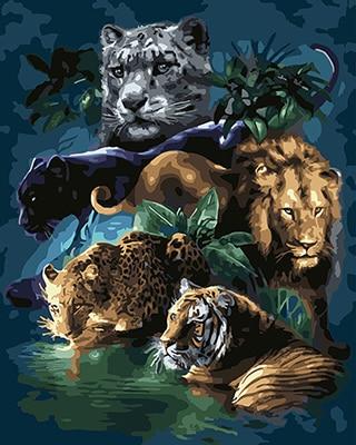 

Big Cat – Paint By Numbers - 40*50CM, 501 Original