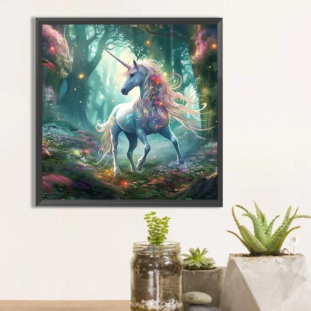 Diamond Painting - Full Round Drill - Unicorn(Canvas|40*40cm)