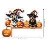 (US Local)Halloween Dog Diamond Art Door Right Angle Sign for Indoor Outdoor Wall