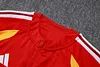 Joyfball 2026 Kids Size Germany Long Zipped Jacket Red Football Jersey 1:1 Thai Quality 