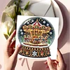 6pcs Diamond Painting Xmas Ball Greeting Cards Congratulations Cards & Gifts