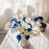 Single Head Calla Lily PU Texture Artificial Flower 