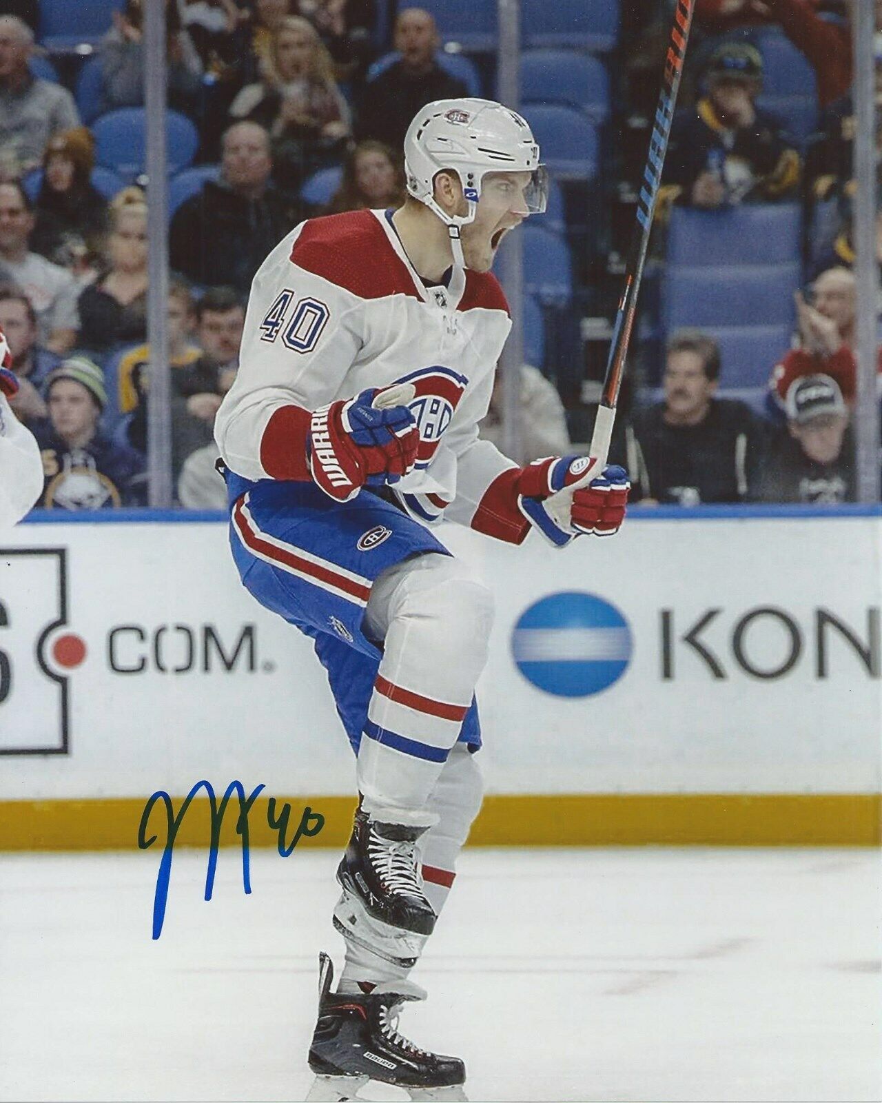 Joel Armia Signed 8x10 Photo Poster painting Montreal Canadiens Autographed COA