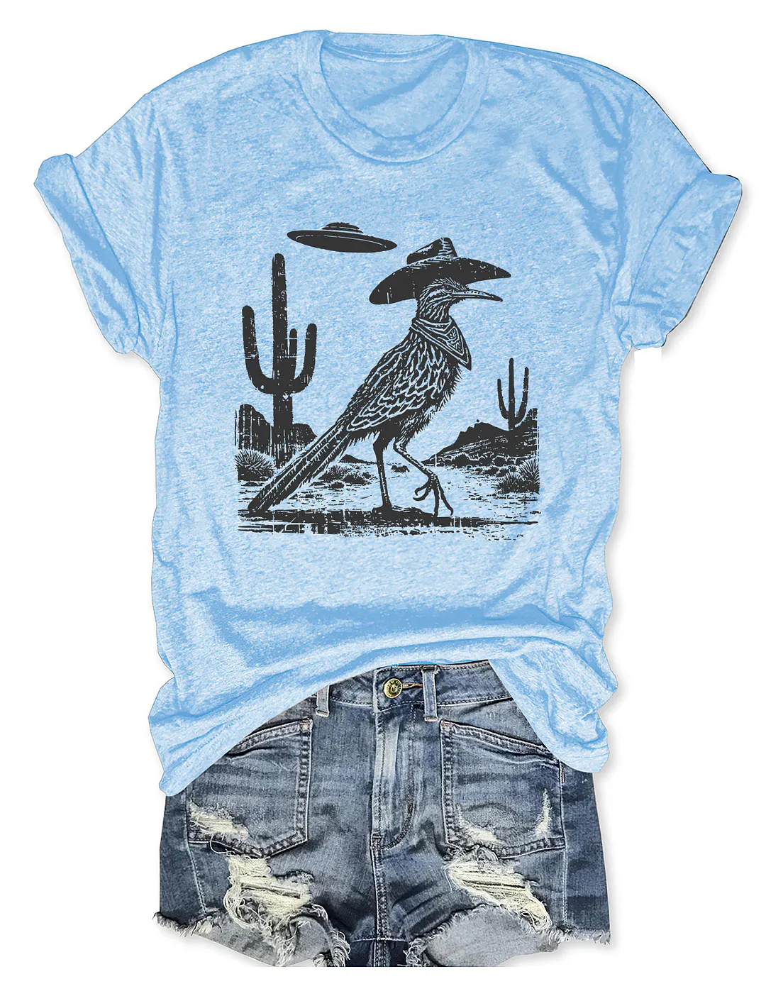 Roadrunner UFO Bird Lover T-shirt